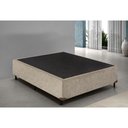 Ver imagem 2 de Base Cama Box Casal Suede Bege 40x138x188