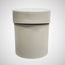 Lixeira Cesto de Lixo 5L cor CINZA com Tampa  Click Abre Fácil - Decoração e Design - 1