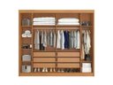 Ver imagem 2 de Guarda Roupa Berlim 6PTS , 2.44 Naturale Off - Bianchi Móveis