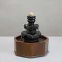 Ver imagem 2 de Fonte Cascata Bola Giratória em Pedra Sabão