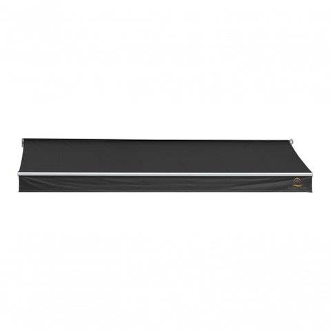 Toldo Articulado Flex - Pvc - 4,00m Preto Projeção 3,50
