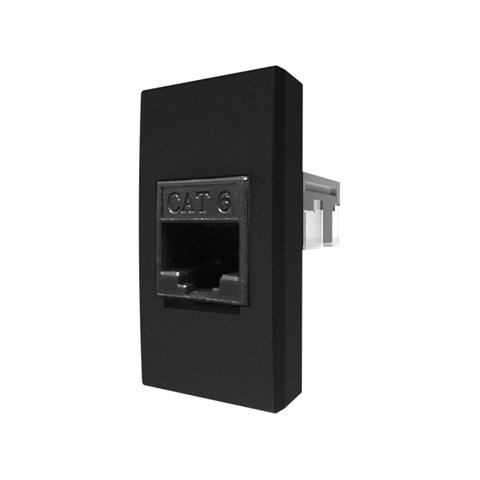 Tomada 10A Inova Pro Class Alumbra Preto/Ébano
