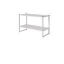 Ver imagem 5 de Nicho Parede Escritório 63cm X 28cm 2 Prateleiras F5 Office Cor:cinza