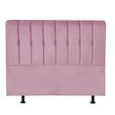 Ver imagem 3 de Cabeceira Estofada Kiara 160cm Queen Size Box Quarto Suede Rosa Bebê - Gat Magazine