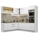 Ver imagem 3 de Armário de Cozinha Completa de Canto 459cm Branco Glamy Madesa 01