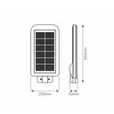 Ver imagem 3 de Luminária Led Taschibra Solar Tr Sun Poste 60w Preto 6500k C/ Controle Remoto