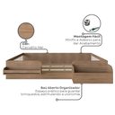 Ver imagem 6 de Cama Infantil Montessoriana Solteiro com Reversiteiro e Organizador Tamiê