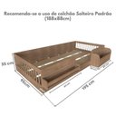 Ver imagem 4 de Cama Infantil Montessoriana Solteiro com Reversiteiro e Organizador Tamiê Marrom/Carvalho Mel