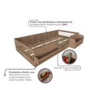 Ver imagem 5 de Cama Infantil Montessoriana Solteiro com Reversiteiro e Organizador Tamiê Marrom/Carvalho Mel