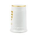 Ver imagem 4 de Caneca Branca Porcelana 500ml - Flamengo