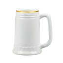 Ver imagem 3 de Caneca Branca Porcelana 500ml - Flamengo