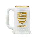 Ver imagem 1 de Caneca Branca Porcelana 500ml - Flamengo