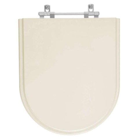 Assento Sanitário Poliester Omega Creme (bege) para Vaso Deca