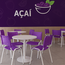 Ver imagem 2 de Cadeira Iso Base Branco Igreja, Escola, Escritório - Violeta Kit 10 Peças
