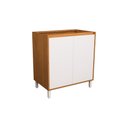 Ver imagem 1 de Balcão de Cozinha Denver Ph 3107 C/ 2 Portas S/ Tampo 80cm Freijo Rocks/branco - Herval