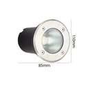 Ver imagem 2 de Balizador de Embutir Solo Redondo Ip67 Led 10w 3000k Bivolt