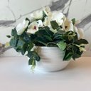 Ver imagem 2 de Vaso Centro de Mesa Luxo de Cerâmica Trabalhado Decorativo