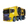 Caminhão Scania P320 Baú Caixa Som Bluetooth Usb Miniatura - Vermelho - 6
