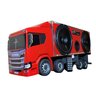 Caminhão Scania P320 Baú Caixa Som Bluetooth Usb Miniatura - Vermelho - 1