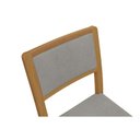 Ver imagem 2 de Cadeira Sala de Jantar Alice Madeira Maciça 2cmm003ca Kit 2un Carvalho-boucle Bege - Kappesberg
