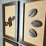 4 Quadros Cantinho do Café Decoração Grãos 15x25 C1525mr:rústico - 4