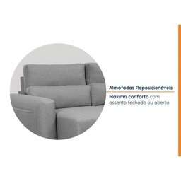 Sofá Essence Retrátil 2 Lugares 180cm CabeCasa MadeiraMadeira - 5
