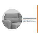 Ver imagem 5 de Sofá Essence Retrátil 3 Lugares 200cm CabeCasa MadeiraOriginals