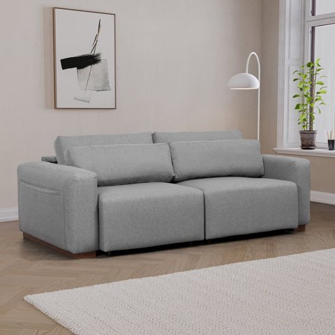Sofá Essence Retrátil 3 Lugares 200cm CabeCasa MadeiraOriginals