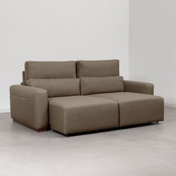Sofá Essence Retrátil 3 Lugares 200cm CabeCasa MadeiraMadeira - 9