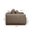 Ver imagem 4 de Sofá Essence Retrátil 3 Lugares 200cm CabeCasa MadeiraOriginals