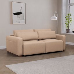 Sofá Essence Retrátil 2 Lugares 180cm Tecido Pet Friendly CabeCasa MadeiraMadeira - 2