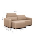 Ver imagem 3 de Sofá Essence Retrátil 2 Lugares 180cm CabeCasa MadeiraOriginals