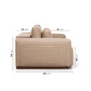 Ver imagem 4 de Sofá Essence Retrátil 2 Lugares 180cm CabeCasa MadeiraOriginals