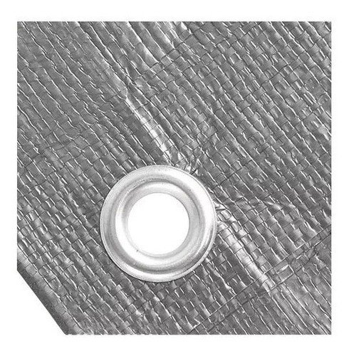 Lona Blackout Cinza Preta 300 Micras Impermeável 8x7,5 - 2