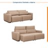 Sofá Essence Retrátil 3 Lugares 200cm CabeCasa MadeiraOriginals - 7