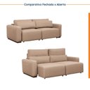 Ver imagem 7 de Sofá Essence Retrátil 3 Lugares 200cm CabeCasa MadeiraOriginals