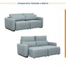 Sofá Essence Retrátil 2 Lugares 180cm CabeCasa MadeiraOriginals - 7