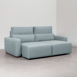 Sofá Essence Retrátil 3 Lugares 200cm Tecido Pet Friendly CabeCasa MadeiraMadeira - 10
