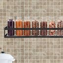 Ver imagem 3 de Dois Suportes de Parede para Banheiro e Cozinha Prateleira Porta Shampoo Preto