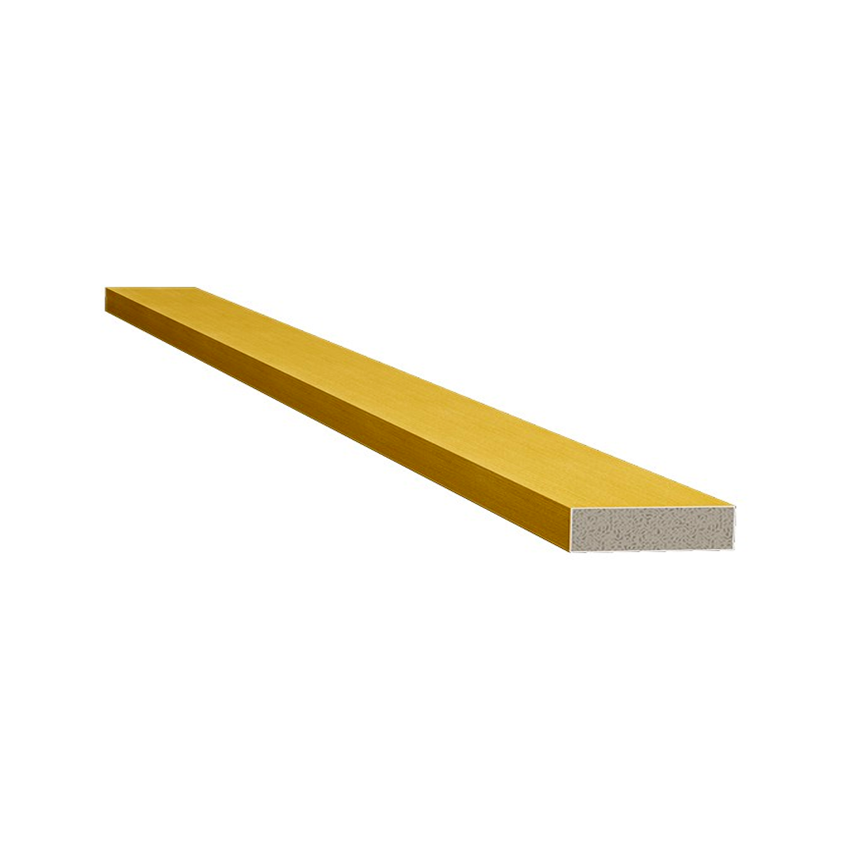 Filete Ouro Santa Luzia Multilinha 2,80mx23,5mmx8mm (02pç):ouro - 1