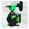 Nível Laser 3d 12 Linhas Verde Autonivelante 2 Baterias Recarregável - 3