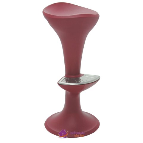 Banco Tramontina Pepe Marsala em Polipropileno com Apoio para Pés em Aço Inox Tramontina