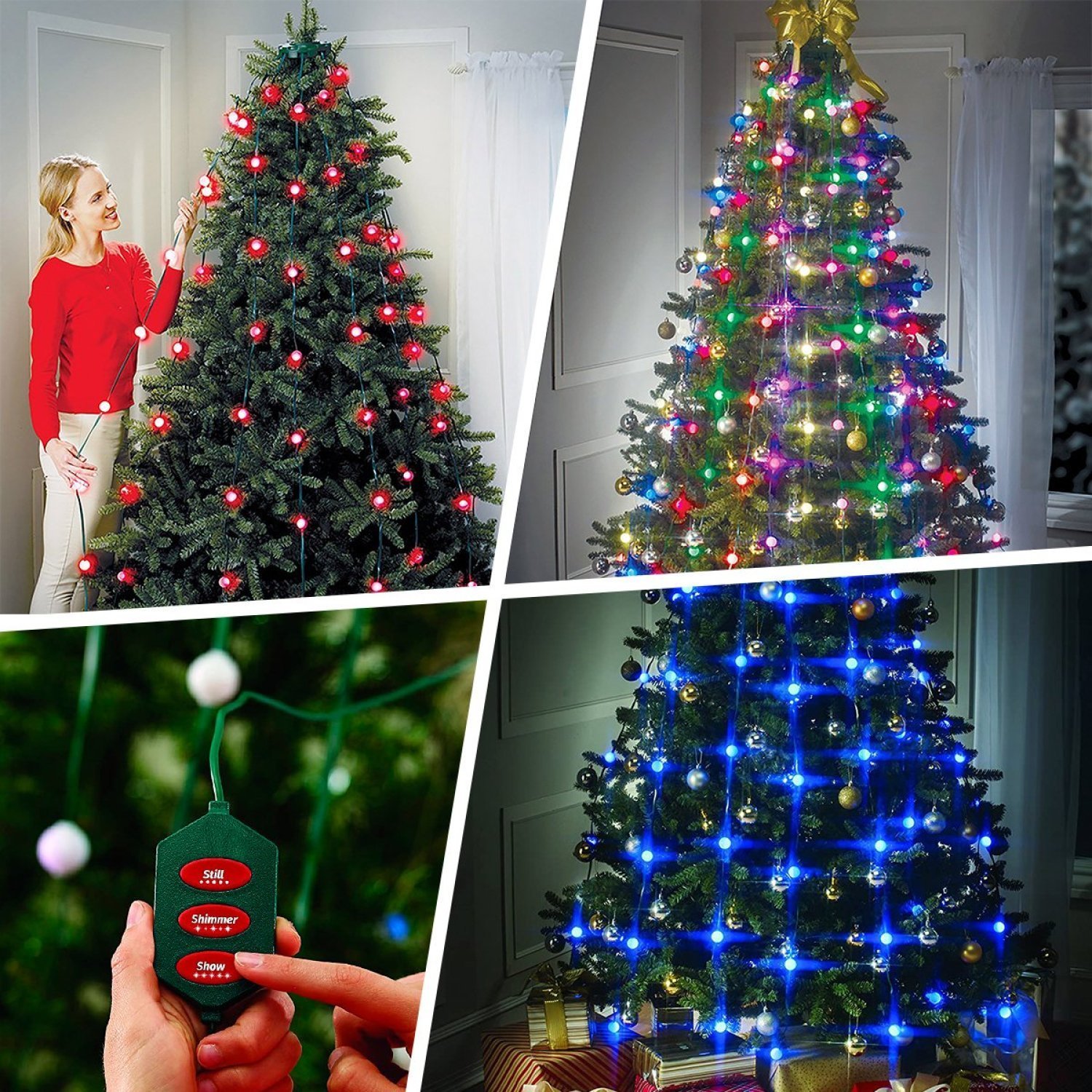 Pisca-Pisca e Luzes de Natal LED Tree Luxe Colorido Decolarser - 8