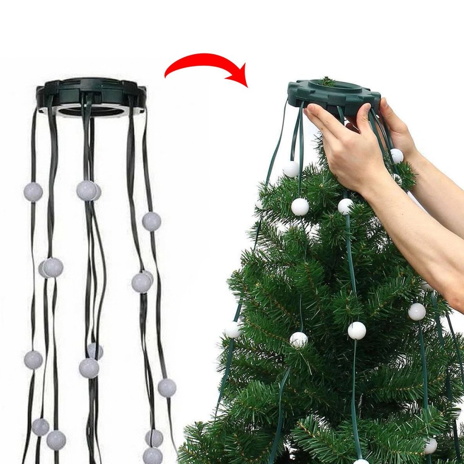 Pisca-Pisca e Luzes de Natal LED Tree Luxe Colorido Decolarser - 6