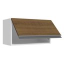 Ver imagem 5 de Armário De Cozinha Aéreo 100% MDF 60 cm 1 Porta Basculante Branco/Rustic Acordes Madesa