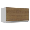 Ver imagem 1 de Armário De Cozinha Aéreo 100% MDF 60 cm 1 Porta Basculante Branco/Rustic Acordes Madesa