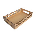 Ver imagem 3 de Bandeja com Arabesco 100% MDF (24x15) MDF CRU