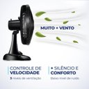 Ver imagem 4 de Ventilador de Mesa 40cm Super Power 140W 220V Vsp-40-B Mondial