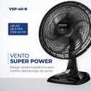 Ver imagem 3 de Ventilador de Mesa 40cm Super Power 140W 220V Vsp-40-B Mondial