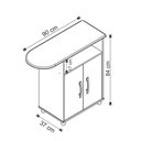 Ver imagem 4 de Balcão Tábua de Passar 2 Portas Nova Mobile Branco